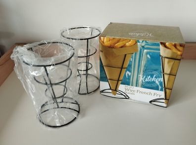 Wire French Fry Stands (Set of 2)