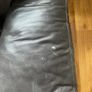 Black Leather Couch Image 5