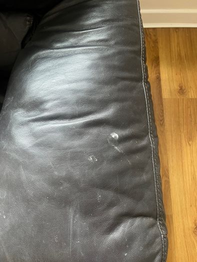 Black Leather Couch