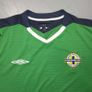 FREE POST 2004 Northern Ireland (2XL) Jersey Shirt  Umbro Vintage Retro Soccer Football Irish Green Norn iron XXL Image 2