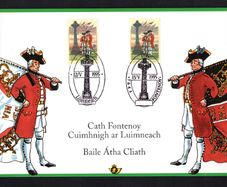1995 Ireland 250th Anniversary of Battle of Fontenoy Stamps Joint Issue with Belgium Card with First Day Issue (FDI) pictorial cancel