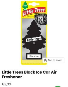 Brand New Little Trees Car Freshener - Scent - Black Ice - RRP - 2.99