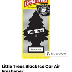 Brand New Little Trees Car Freshener - Scent - Black Ice - RRP - 2.99