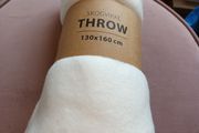 Cream /white throw