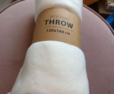 Cream /white throw