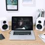 Active Bluetooth 5.0 Bookshelf Speakers 60W Carbon Fiber Speaker Unit Built-in 24bit DAC Dynamic 3D Surround Sound 2.0 Computer PC Monitor Gaming Speakers (FREE POSTAGE) Image 4