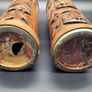 Chinese Qing 19th Century Carved Bamboo Brush Pots Image 7