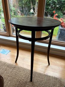 Original THONET FISCHEL bentwood circular table 1920/30 s