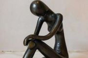 Sitting Lady - Bronze