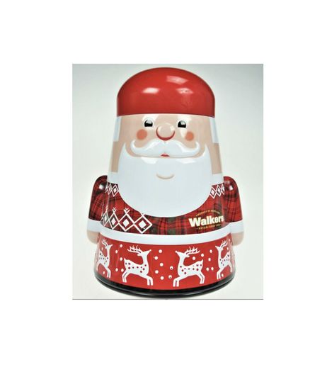 Walker's Wobbly Santa Biscuit Tin