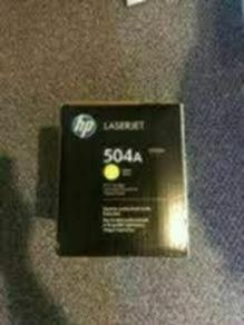HP 504A Yellow LaserJet Toner Cartridge CE252A