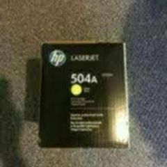 HP 504A Yellow LaserJet Toner Cartridge CE252A