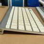 Apple Wireless Keyboard A1255 / A1314 Bluetooth Aluminum Mac iPad 3 AA Battery/ Used Image 3