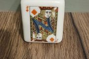 Vintage Japan Dice Porcelain Table Cigarette Lighter