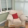 Cream 3 seater sofa for sale. Very good condition, just needs a professional clean. Image 3