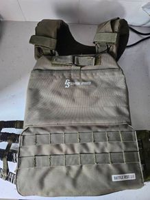 Capital Sports Battle Vest 2.0 + 15kg Plates (16.5kg Total Weight)
