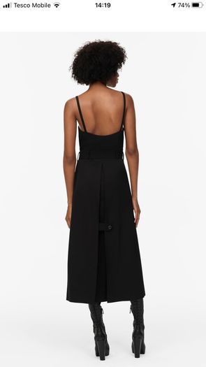 Zara limited edition satin midi dress. New. Size M. RRP99