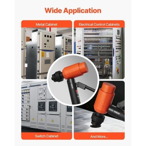 Knockout Punch Set, 147.1 kN Hydraulic Knockout Set, 12.7 to 101.6mm KO Tool Kit Hole Making Tool, KO Tools Kit W/10 Dies for Metal Electrical Cabinet, Electrical Control Cabinet, Switch Cabinet