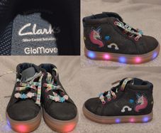 Clarks Flare Light up glo move Leather trainers boots