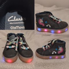 Clarks Flare Light up glo move Leather trainers boots