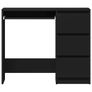 Desk Black 90x45x76 cm Engineered Wood Image 6