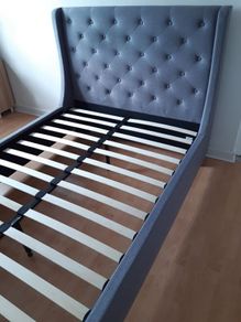 Double Bed Frame and Headboard - Complete Matching Bed Unit