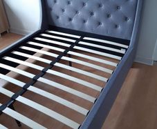 Bed Frame and Headboard - Complete Matching Double Bed Unit