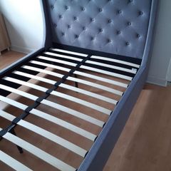 Double Bed Frame and Headboard - Complete Matching Bed Unit