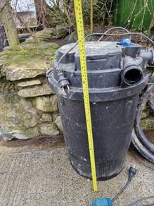 extra larege pond filter and uv