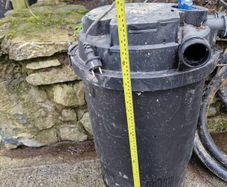 extra larege pond filter and uv