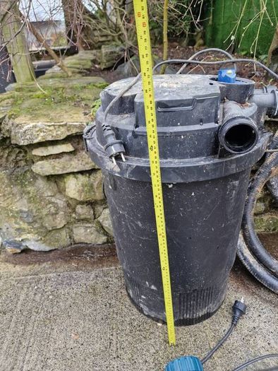 extra larege pond filter and uv