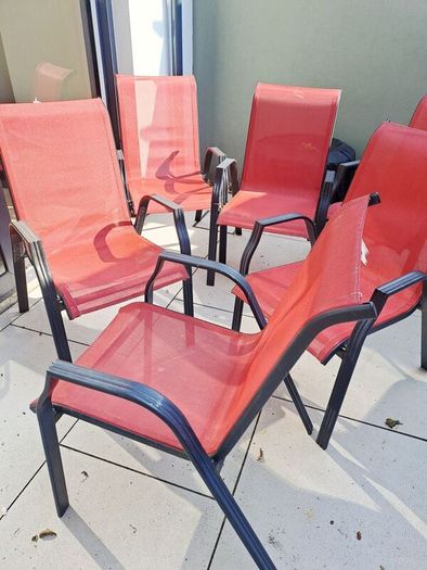 Patio garden chairs x 6