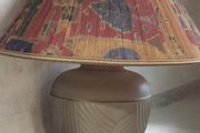 Stunning Oriental Japanese Style Vintage Ceramic Table Lamp