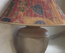 Stunning Oriental Japanese Style Vintage Ceramic Table Lamp