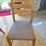 Solid oak dining chairs Image 2