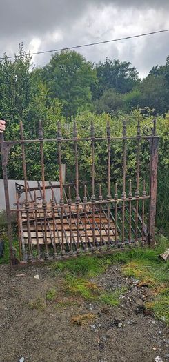 Victorian wrought iron gates
