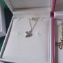 ladies silver chain and pendant Image 2