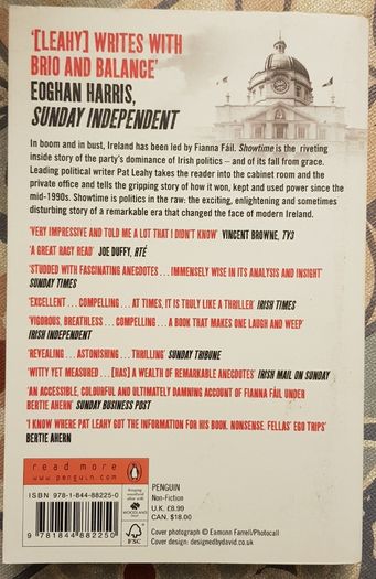Showtime: The Inside Story Of Fianna Fail In Power by Pat Leahy