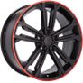 18" Seville Type black Alloys Seat Audi Skoda Vw 5x112 Image 4