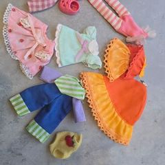 9 x Strawberry Shortcake Outfits Accessoriess Kenner A.G.C 1979 same era as MLP G1 My Little Pony