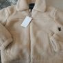 Name it unisex girls boys beige teddy fleece winter jumper jacket coat 11 year old New Image 2