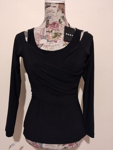 Dkny Black Top, New With Tags