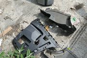bmw f30 2015 rear bumper brackets under trays