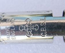 Vintage ACME Scouts whistle manufactured by J. Hudson & Co. in Birmingham, England.
