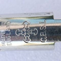 Vintage ACME Scouts whistle manufactured by J. Hudson & Co. in Birmingham, England.