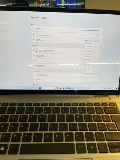 laptop hp x360 elitebook touchscreen oled 13.3 inch super price and super configuration fast sale