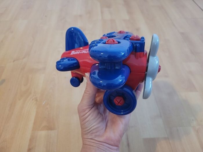 Kids drill and screwdriver set (car and aeroplane)