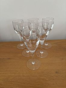 6 Sherry/Port Glasses