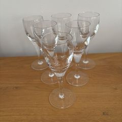 6 Sherry/Port Glasses