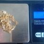 9ct gold rectangular box link chain - 23'' 5.8g Image 5